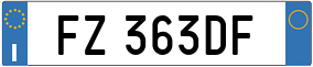 Truck License Plate